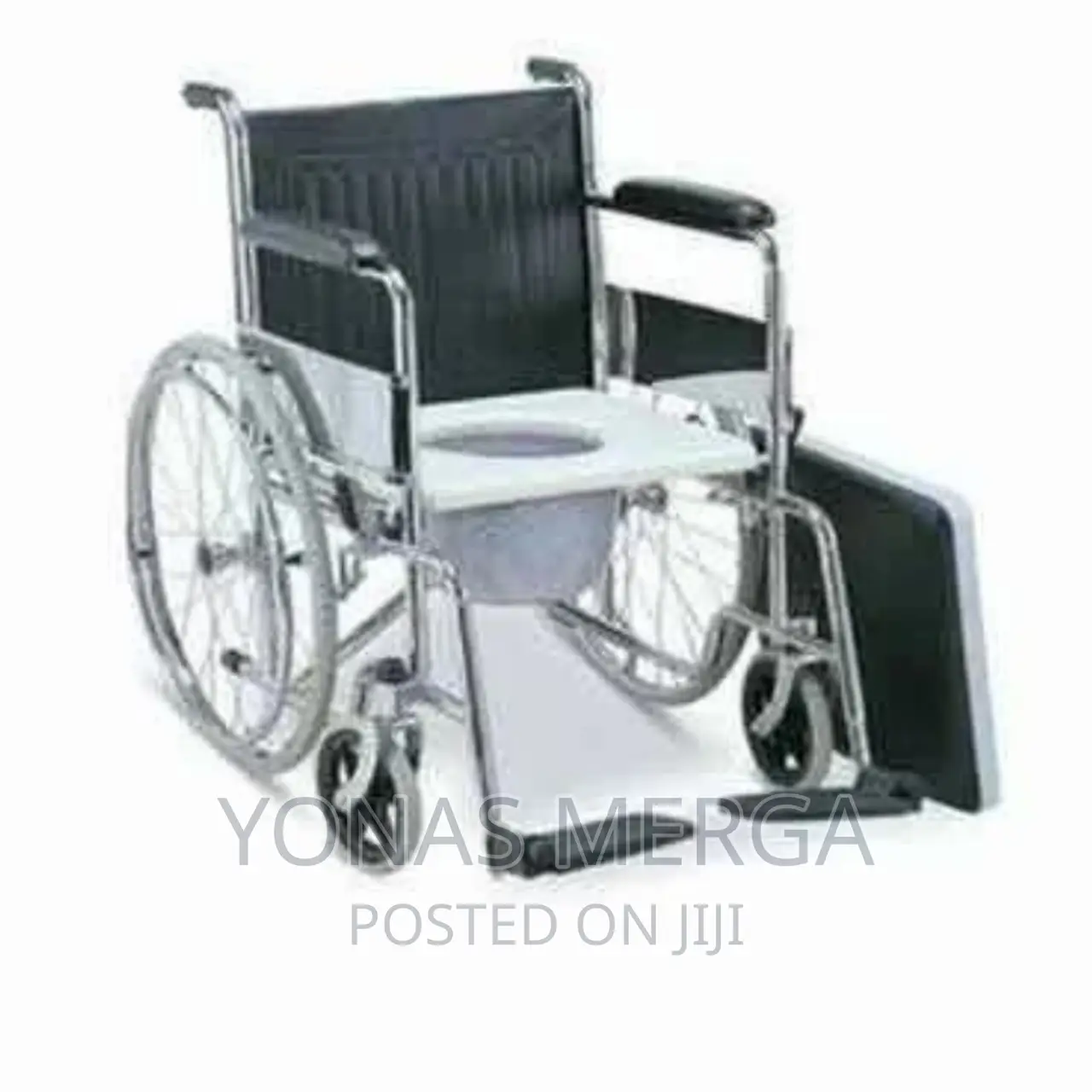 Potty,Popo Adult Wheelchair Heavy Duty Canbe Maneuver Easily