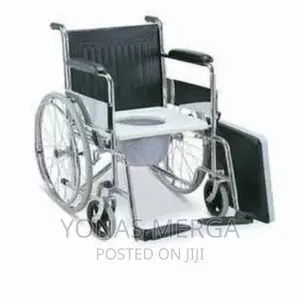 Potty,Popo Adult Wheelchair Heavy Duty Canbe Maneuver Easily