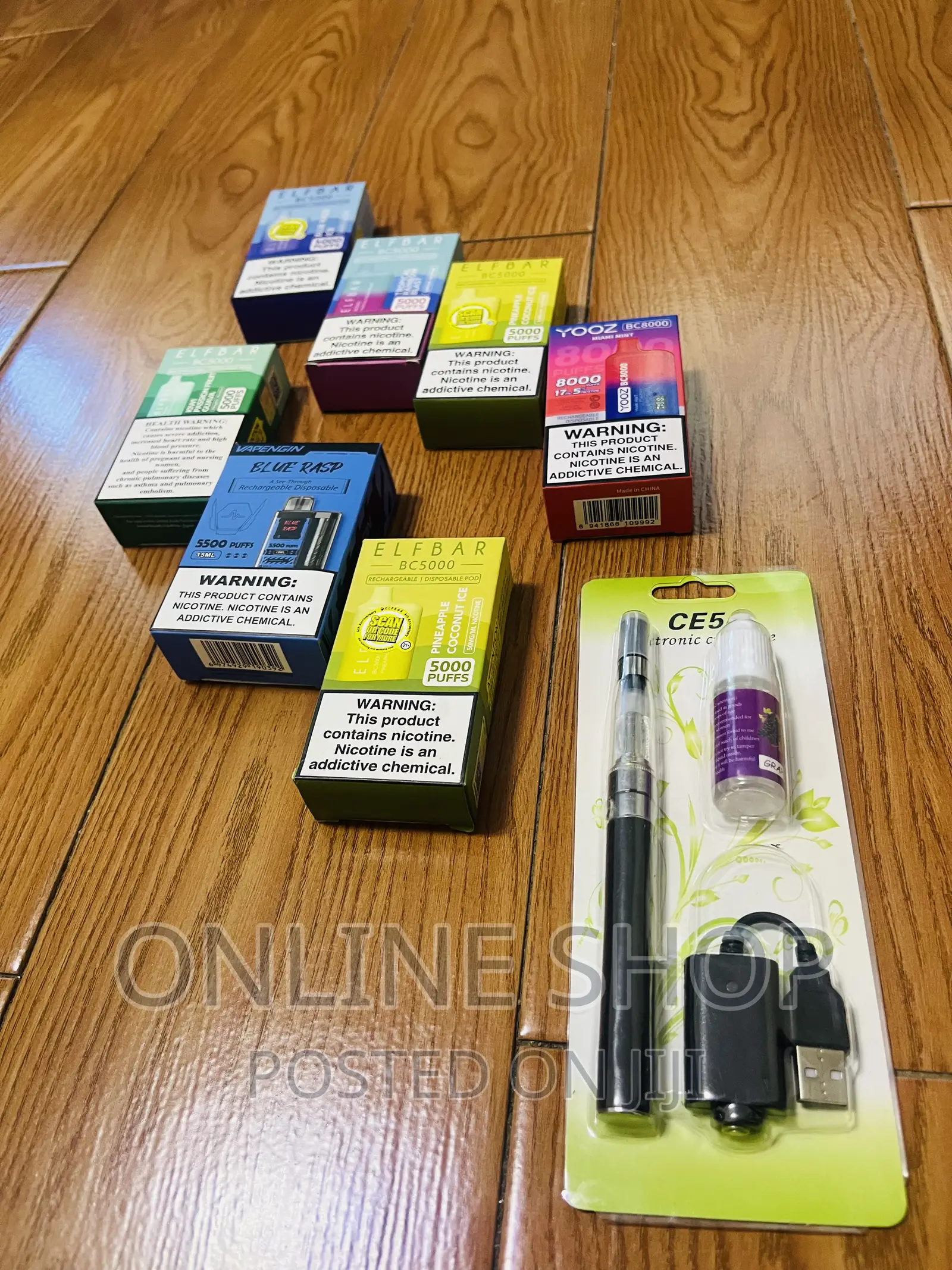 Elfbar ,Yooz, Vapengin ,Ce5pen, Vozol Vapes
