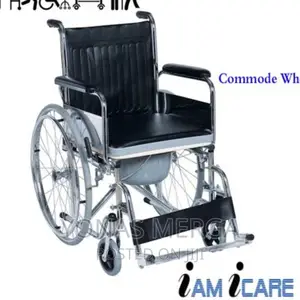 Toilet Wheelchair Flip-Up Seat Built-in Carry150kg