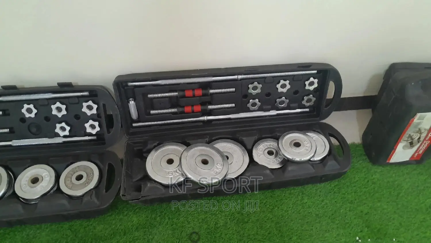 50 Kg Dumbbell and Barbell ( Adjustable ) ተገጣጣሚ ዳምቤልና ባርቤል