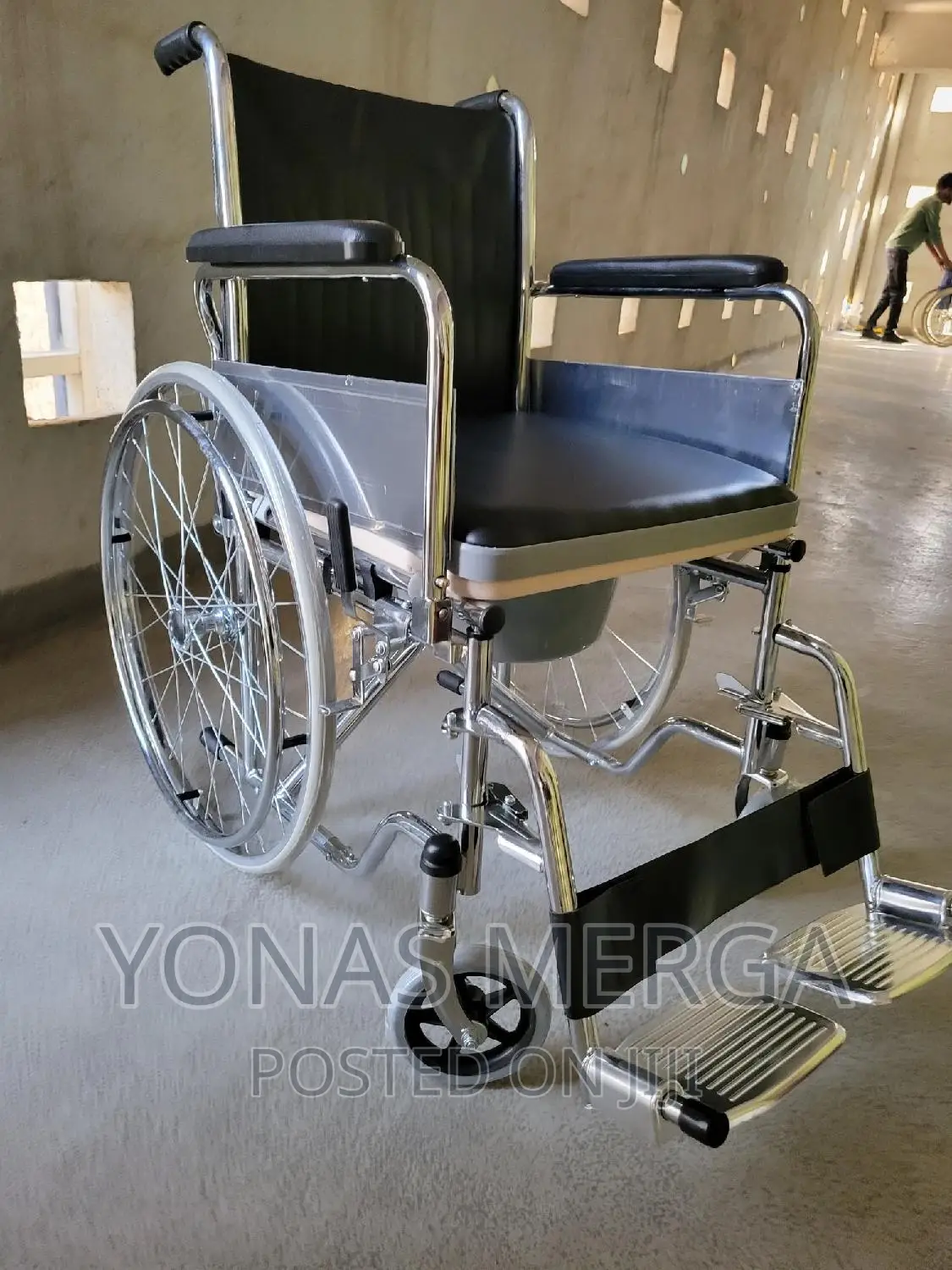 Wheelchair【 PORTABLE POTTY]The Comfort,Lightweight, Durable
