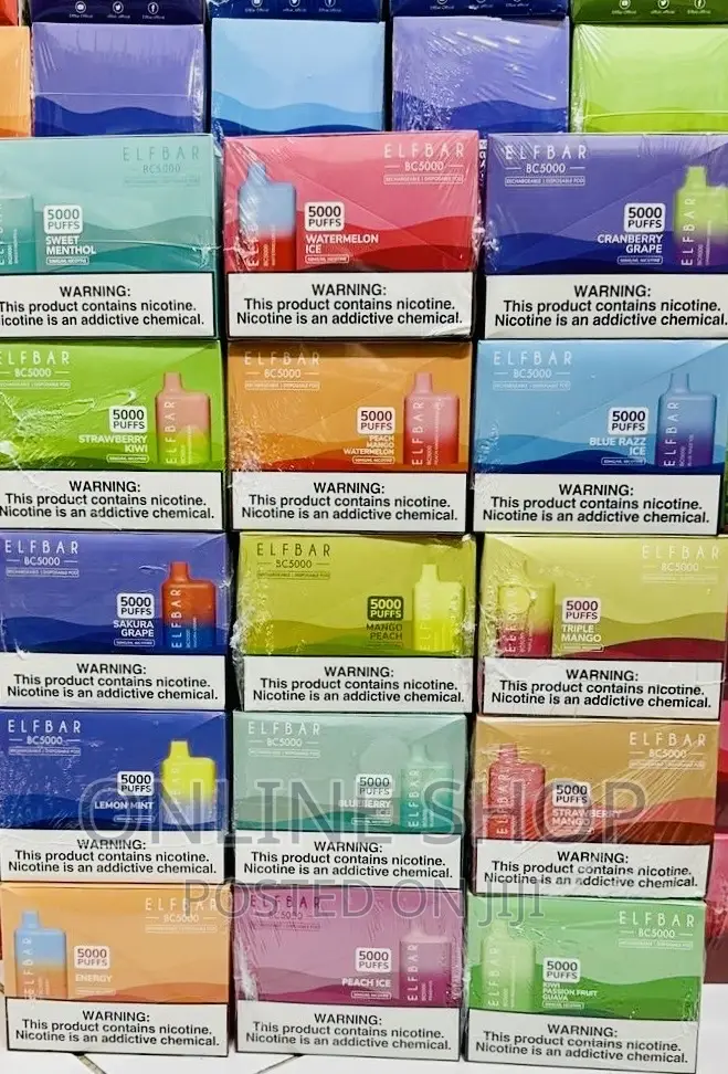 Elfbar Is in Our Stock Vape Plenty of Flavors to Explore