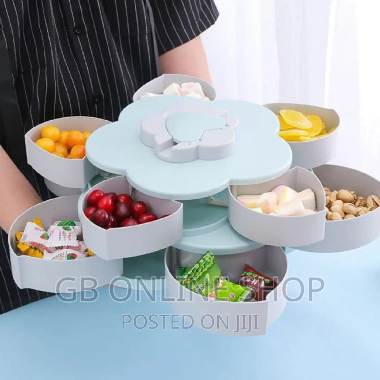 Double Layer Rotating Candy Box