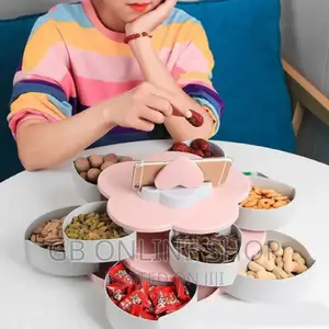 Double Layer Rotating Candy Box