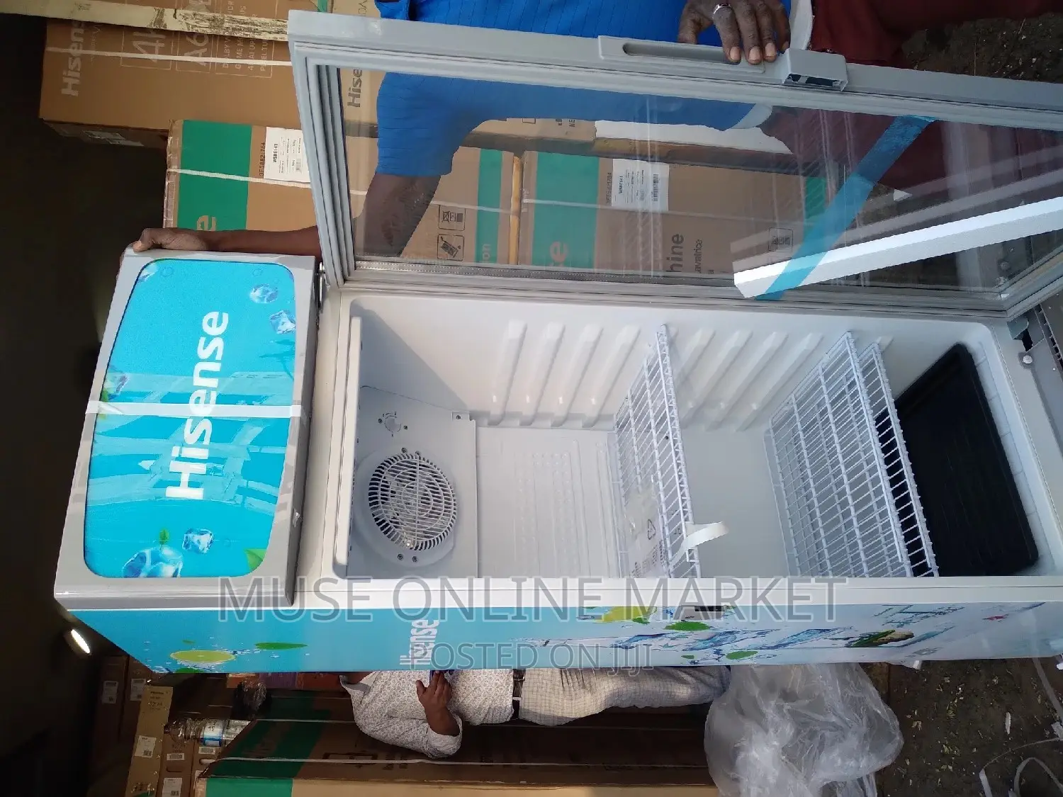 Hisense Showcase or Display Freezer