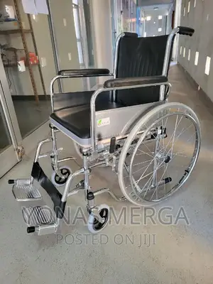 Wheelchair Front Rear Handbrake Load 264lb Travel Wheelchair