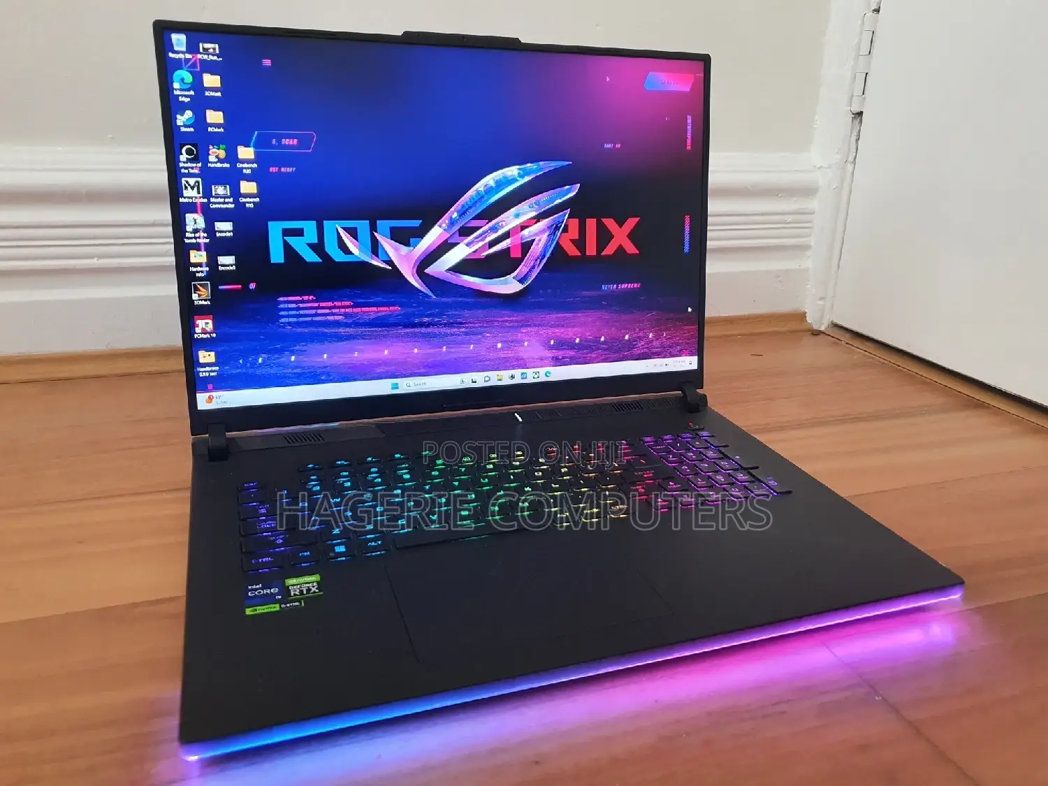 New Laptop Asus ROG Strix GL703 16GB AMD Ryzen 9 SSD 1T