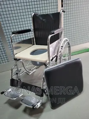 Toilet Wheelchairfixed ESSCO-902 Mag Wheel Fold Wheelchair