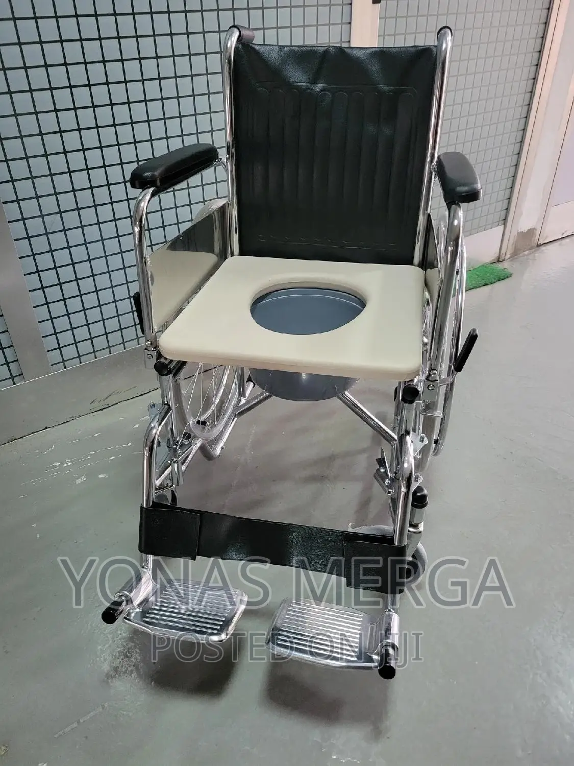 Disabled Elderly Stepping Cart Wheelchair/ Toilet,Portable