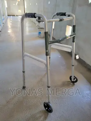 Folding Walker Probasics Bariatric Two-Button Patient Walker