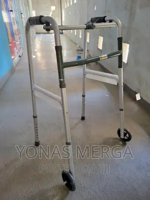 Walker Merits Bariatric Folding Walker With Wheel Kit W144