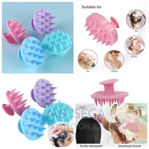 Photo - Silicon Hair Scalp Massager Shampoo Brush