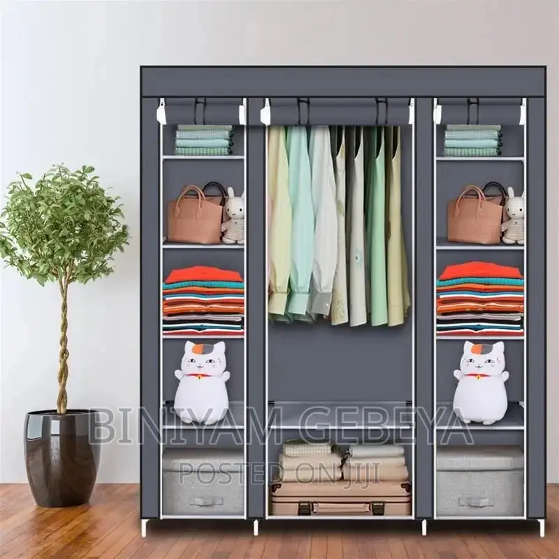 ባለ 3 ክፍል Clothes Storage Cabinat