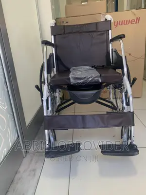 Heavy-Duty Commode Wheelchair, Wheelchair.Wheelchair