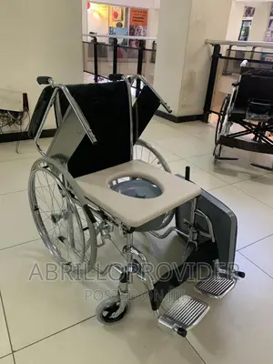 Photo - Aluminum Wheelchair, Waterproof/Comfortable Cushion.
