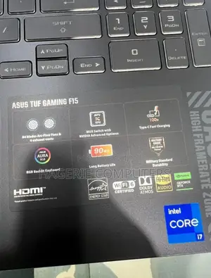 New Laptop Asus TUF516P 16GB Intel Core I7 SSD 1T