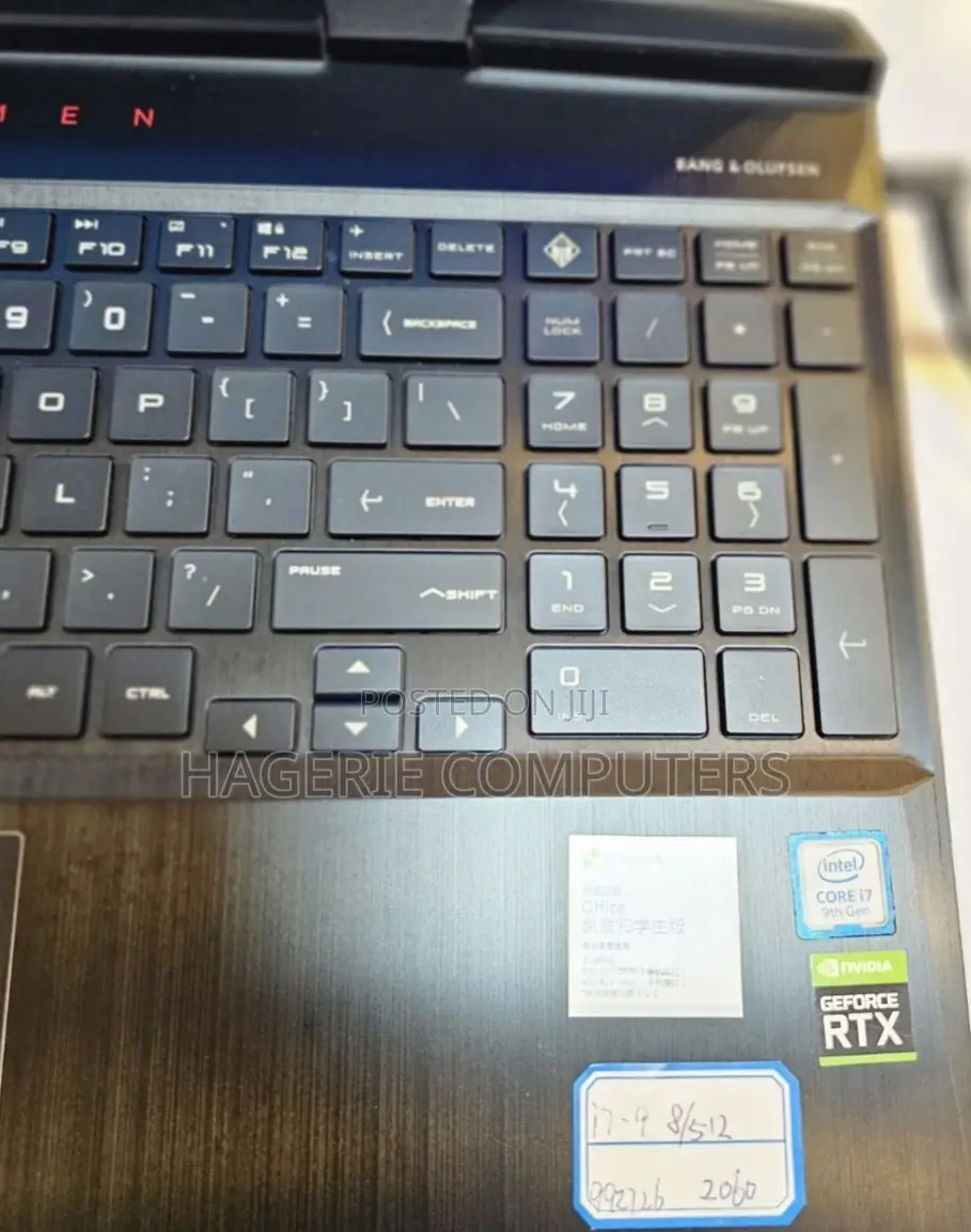 New Laptop HP Omen X 8GB Intel Core I7 SSD 512GB