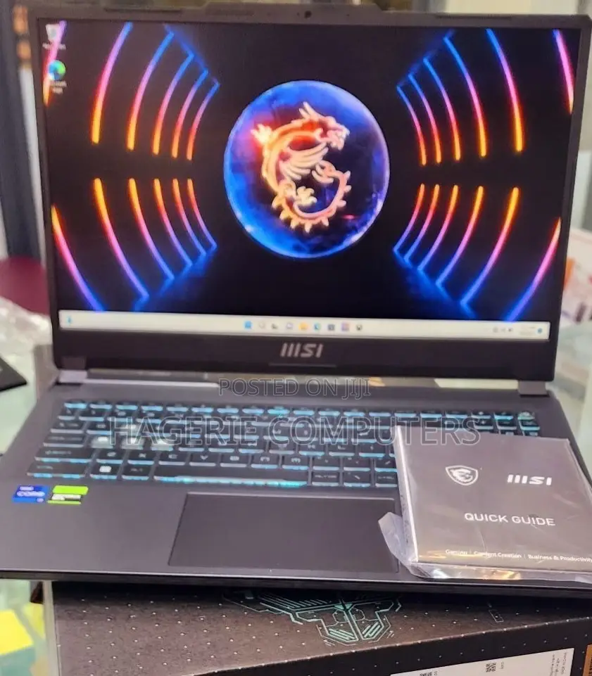 New Laptop MSI 8GB Intel Core I7 SSD 512GB