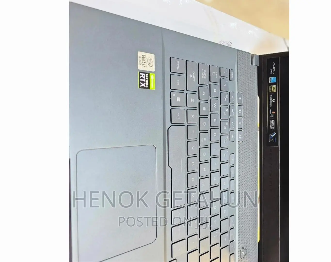 New Laptop Asus ROG Zephyrus S GX701 16GB Intel Core i7 SSD 1T