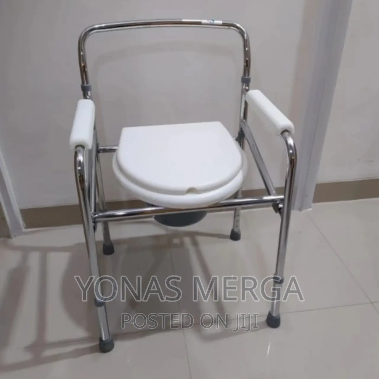 Portable Toilet Commode Chair,Include Splash/Bucket/ Cover