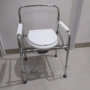 Portable Toilet Commode Chair,Include Splash/Bucket/ Cover