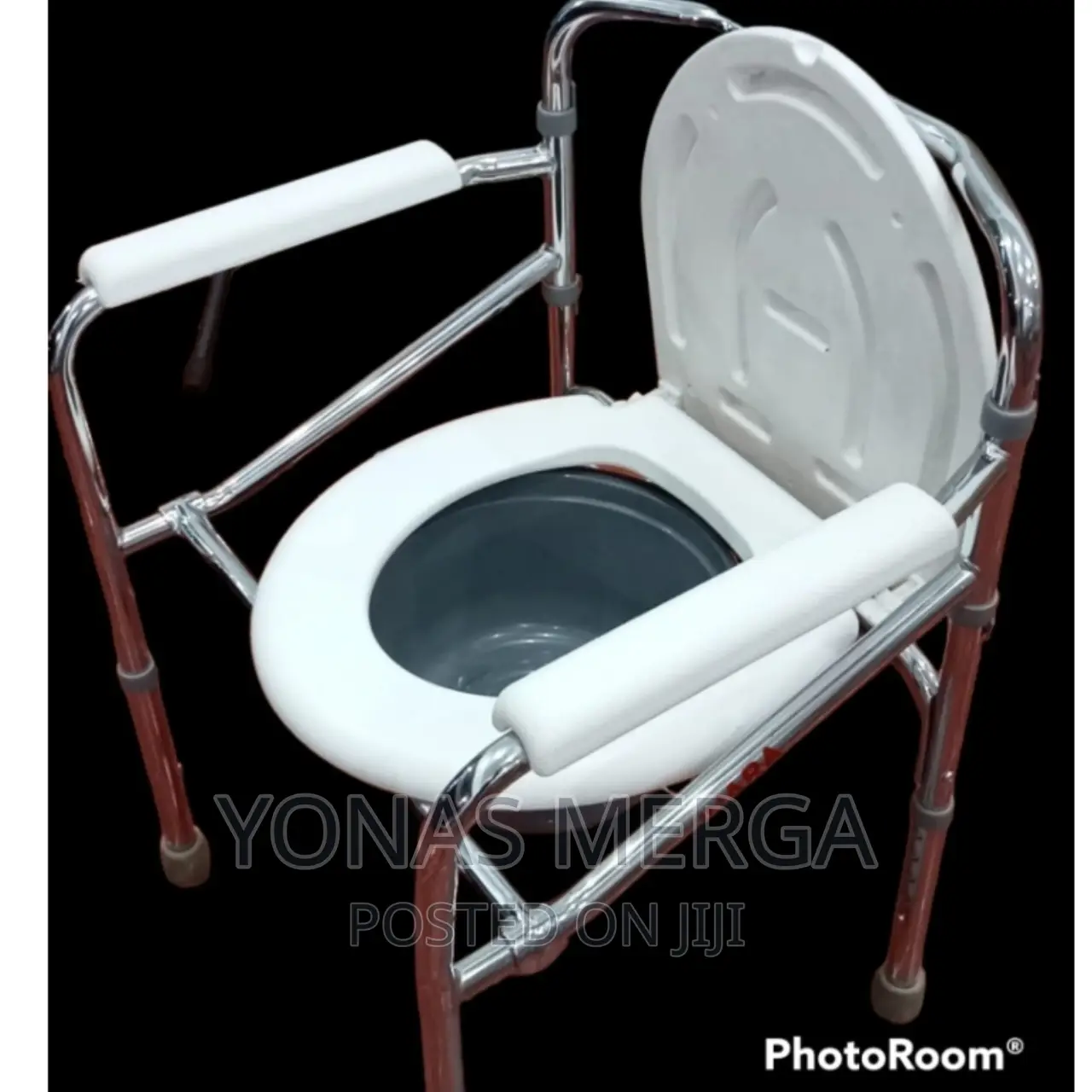 Commde MD4KMBG Steel 3-in-1 Bedside Commode,Portable Toilet