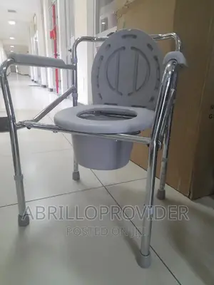 Photo - Folding Toilet Seat Chair/Commode Chair/Folding Chair/Chair