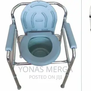 Photo - Toilet Chair Easily Open Fold Flat for Convienient Storage