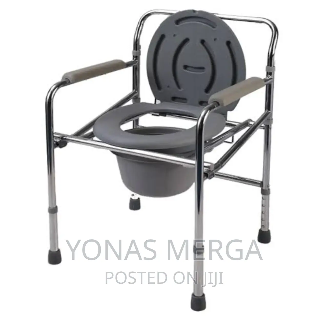 Toilet Chair , Durable Rust Resistant,7 Height Adjustments