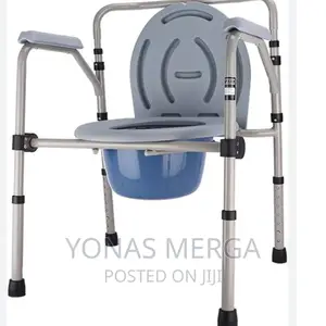Photo - Commode Chair Material:Main Frame Made of Stainless Steel