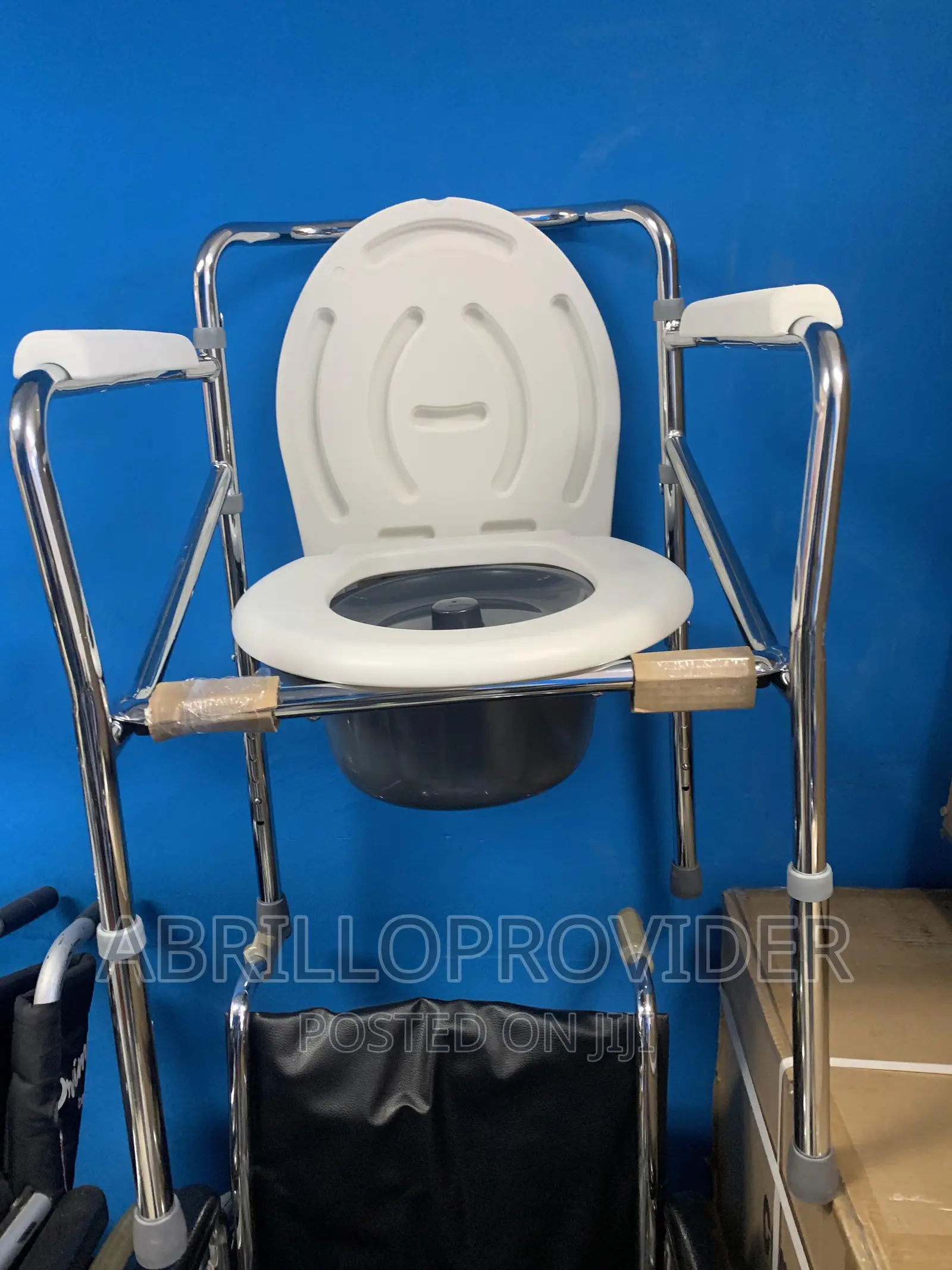 Commode Seat Shower Bench With Safety Steel Frame Non-Slip L