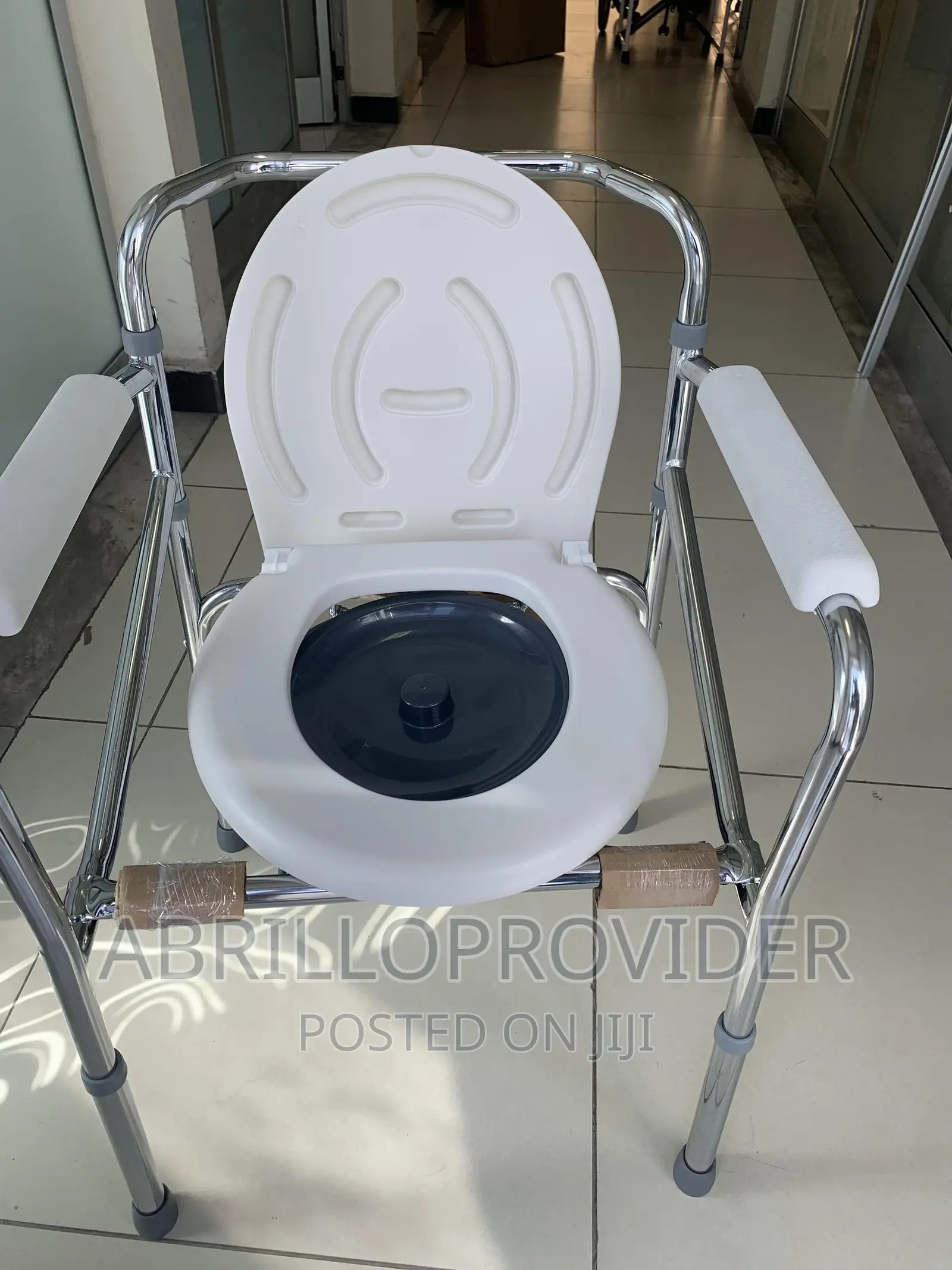 Elderly,Commode Chair,Toilet Chair Bath Folding Bedside Comm