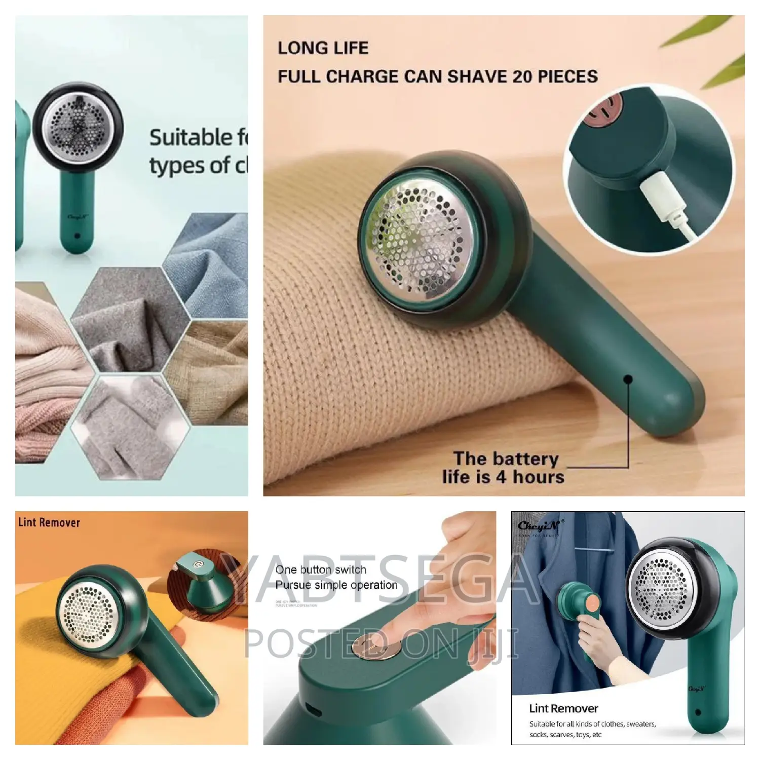 Rechargeable Clothes Lint Remover