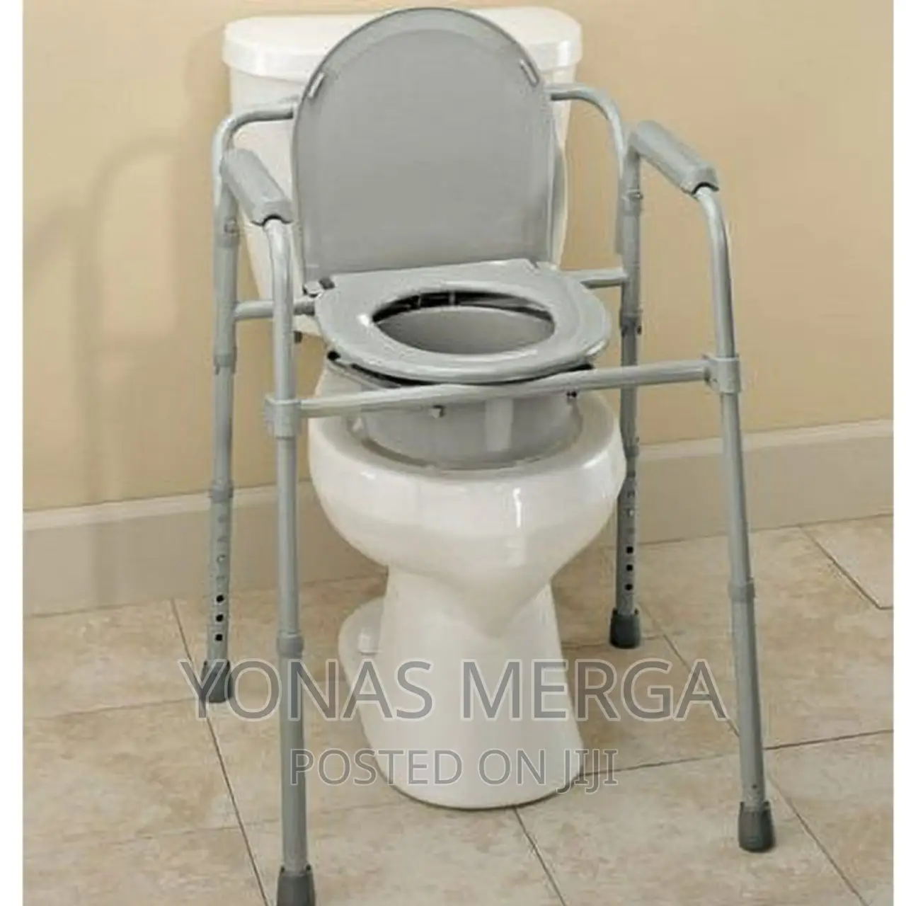 Popo/Shower/Toilet Seat Safety Frame, Heavy Duty 400 LBS