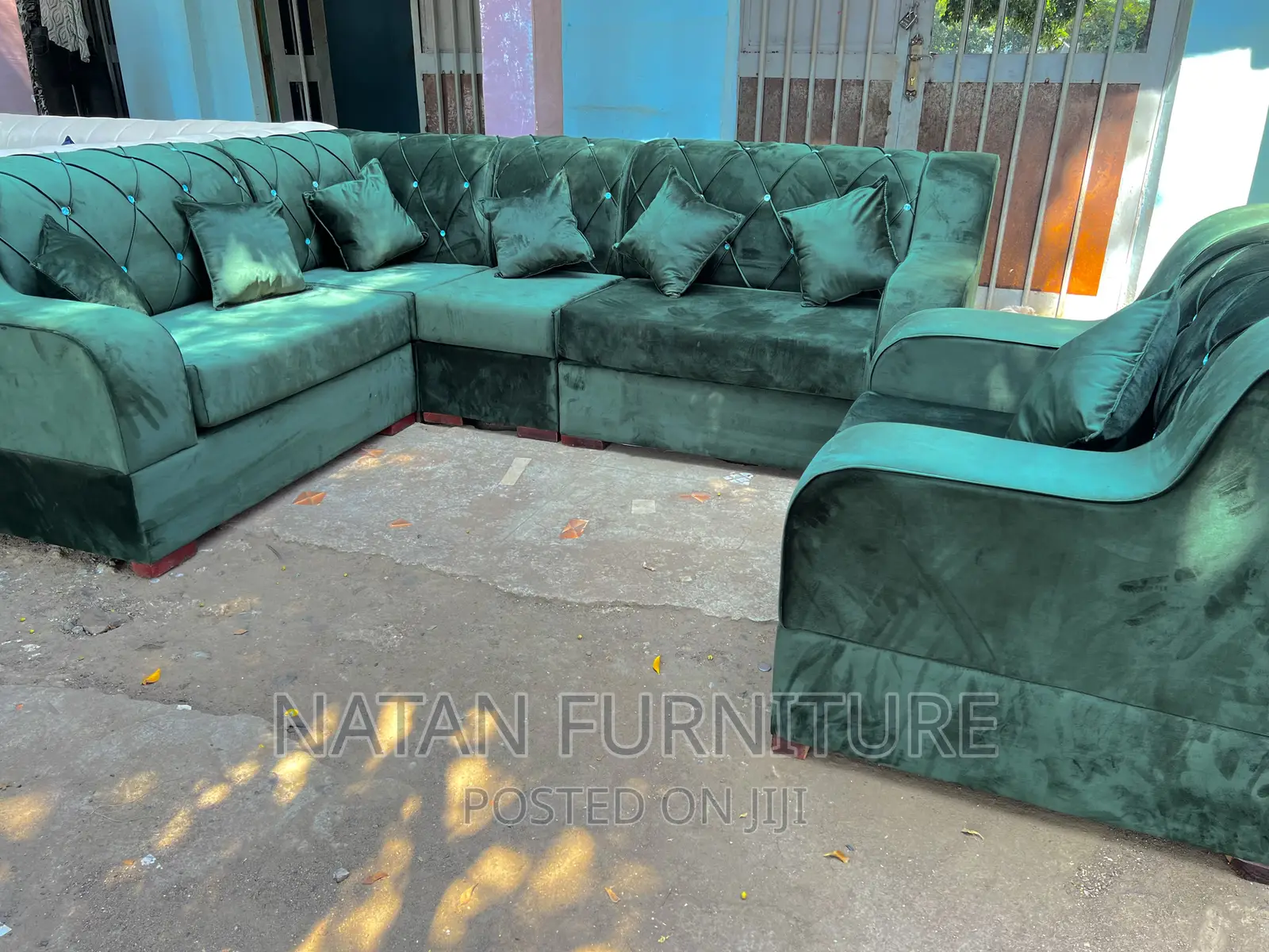 L Shape Corner Sofa Made of a Good Wooden Material