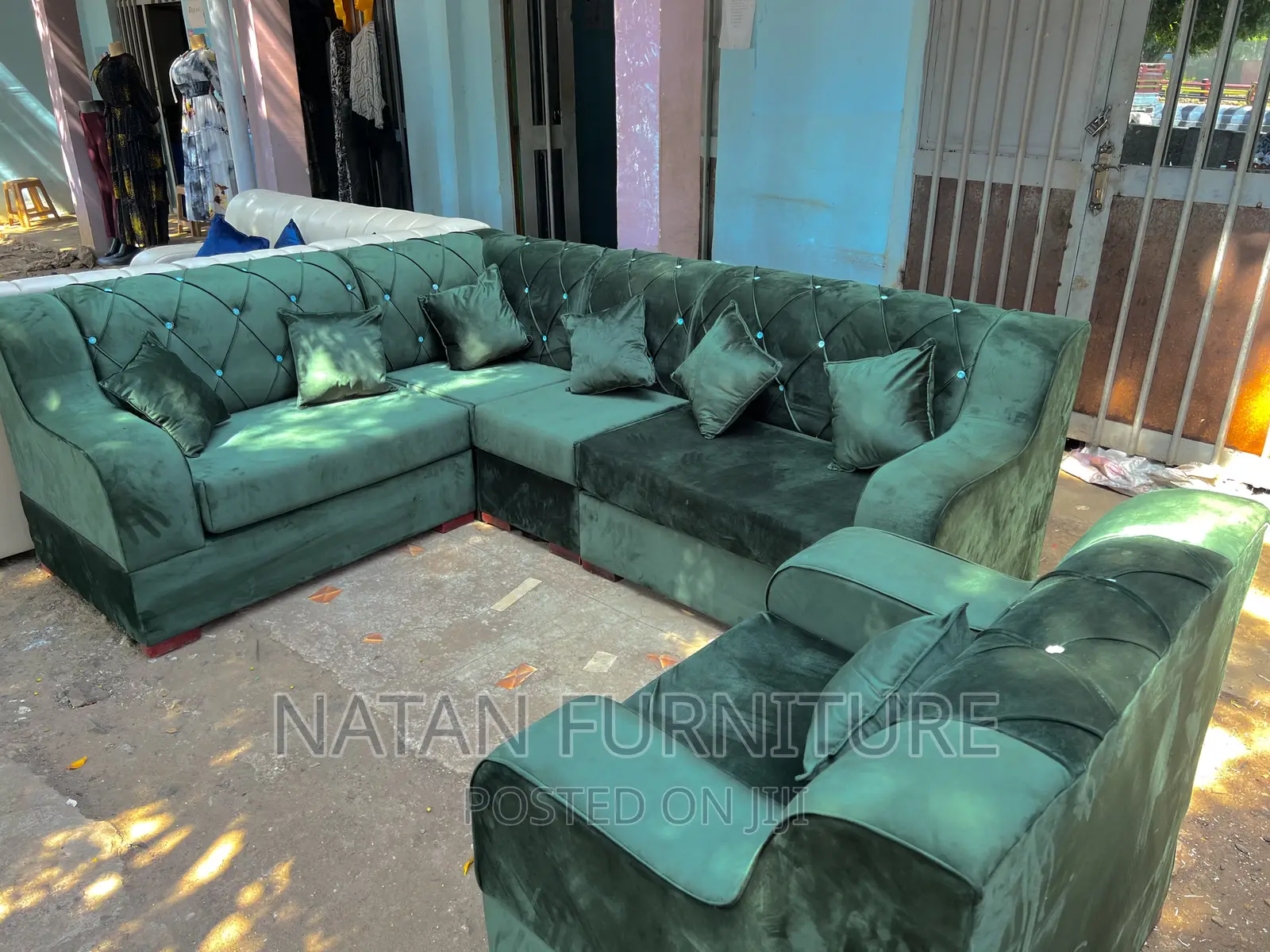 L Shape Corner Sofa Made of a Good Wooden Material