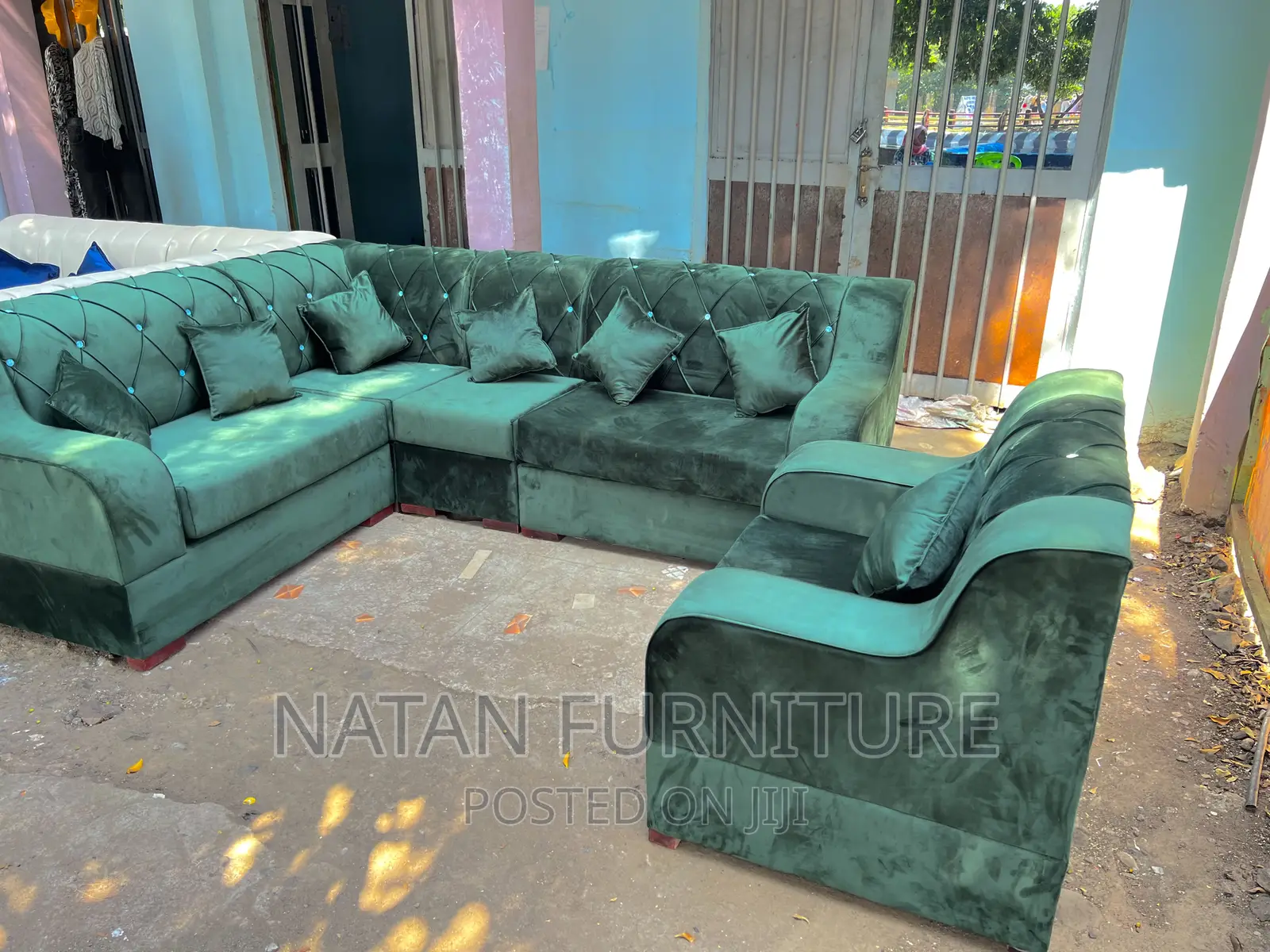 L Shape Corner Sofa Made of a Good Wooden Material