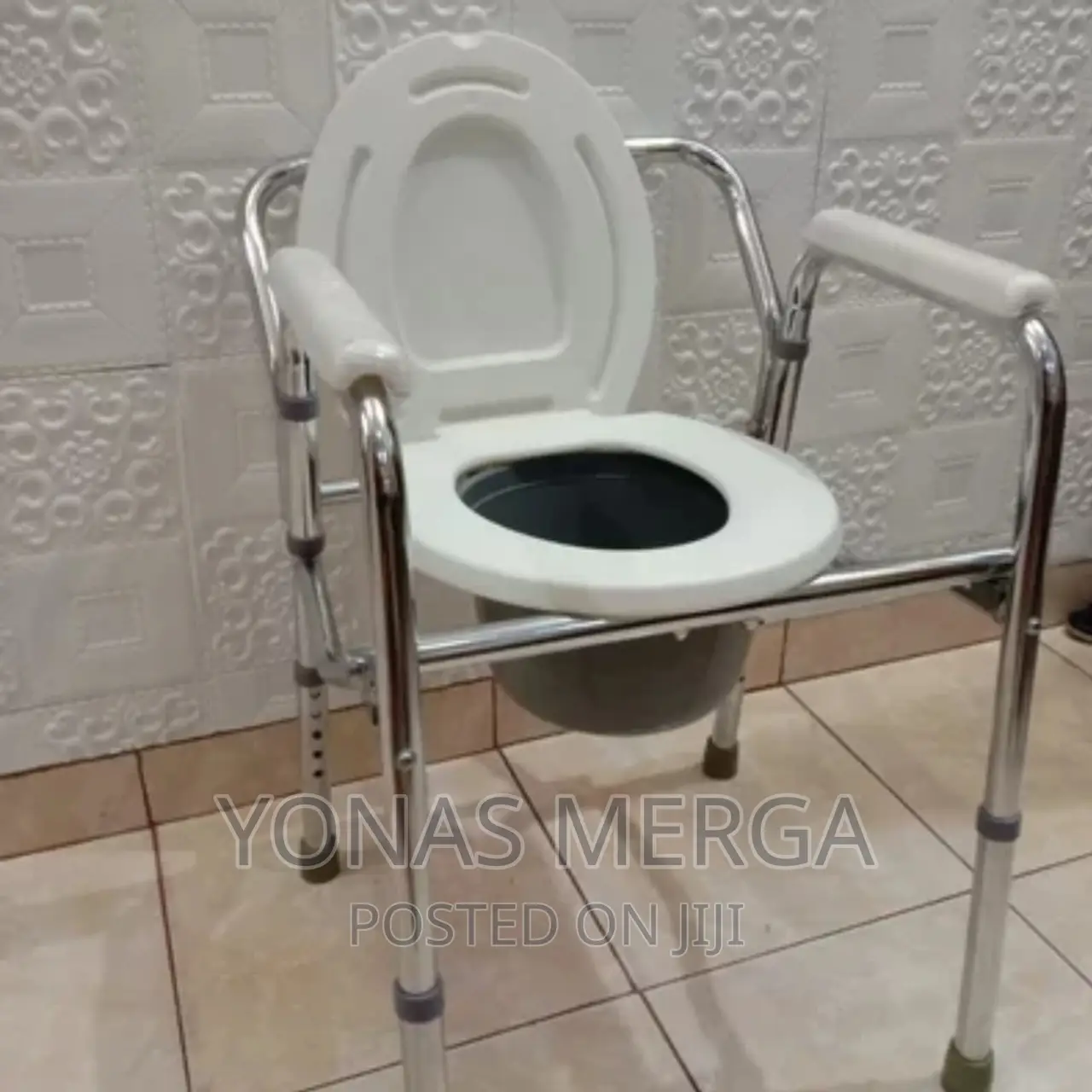 Bedside Commode Chair Where Need It,By Bed,In Living Room