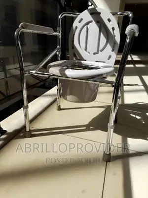 Photo - Auxilary Commode Chair/Toilet Chair/Folding Chair/Shower