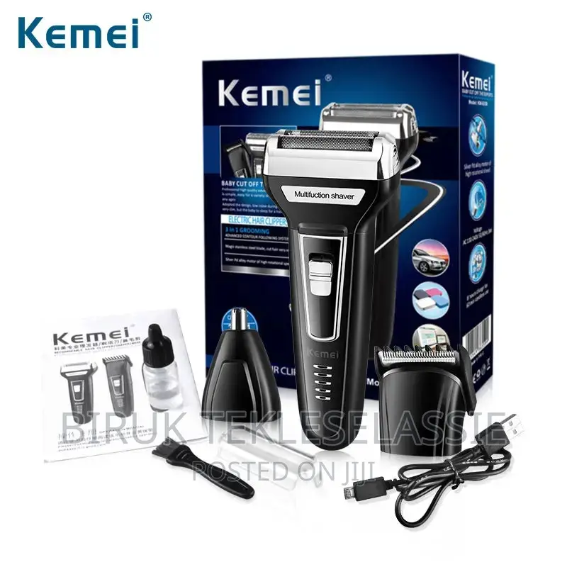 Kemei Km-6559 3 in 1 Hair Clipper, Shaver