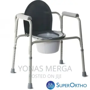 Photo - Commode Toilet Chair Used Over Toilet, as a Toilet Surround