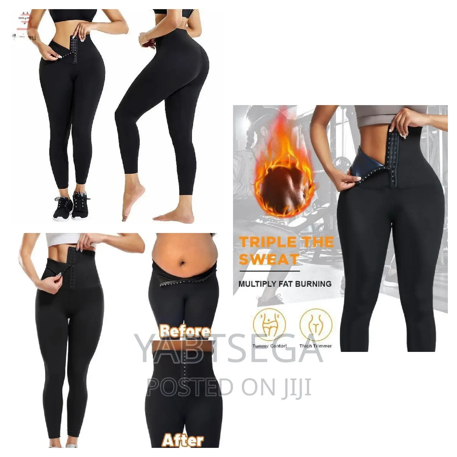 High Waist Sauna Sweat Pants