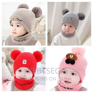 Photo - Baby Hat and Scarf (ኮፍያ እና ሰከርቭ)