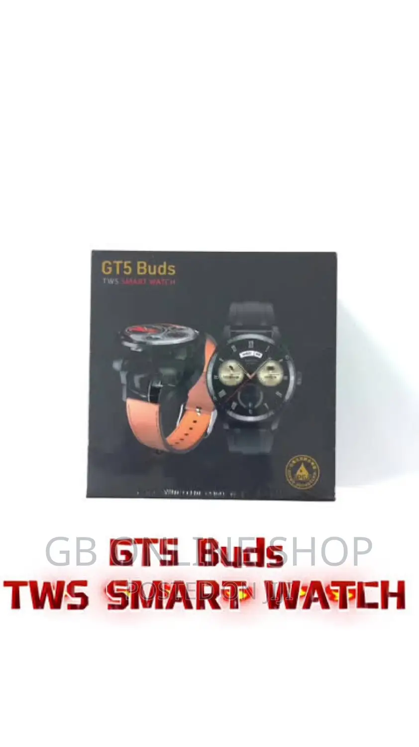 GT5 BUDS Smart Watch Full Touch Screen With 3 Pair Straps