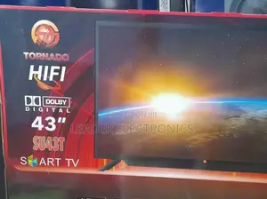 Tornado Tv 43"Smart Android Tv New Arrival 2025