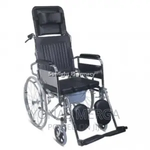 Toilet Wheelchair Kojak Deluxe Reclining Wheelchair/Commode