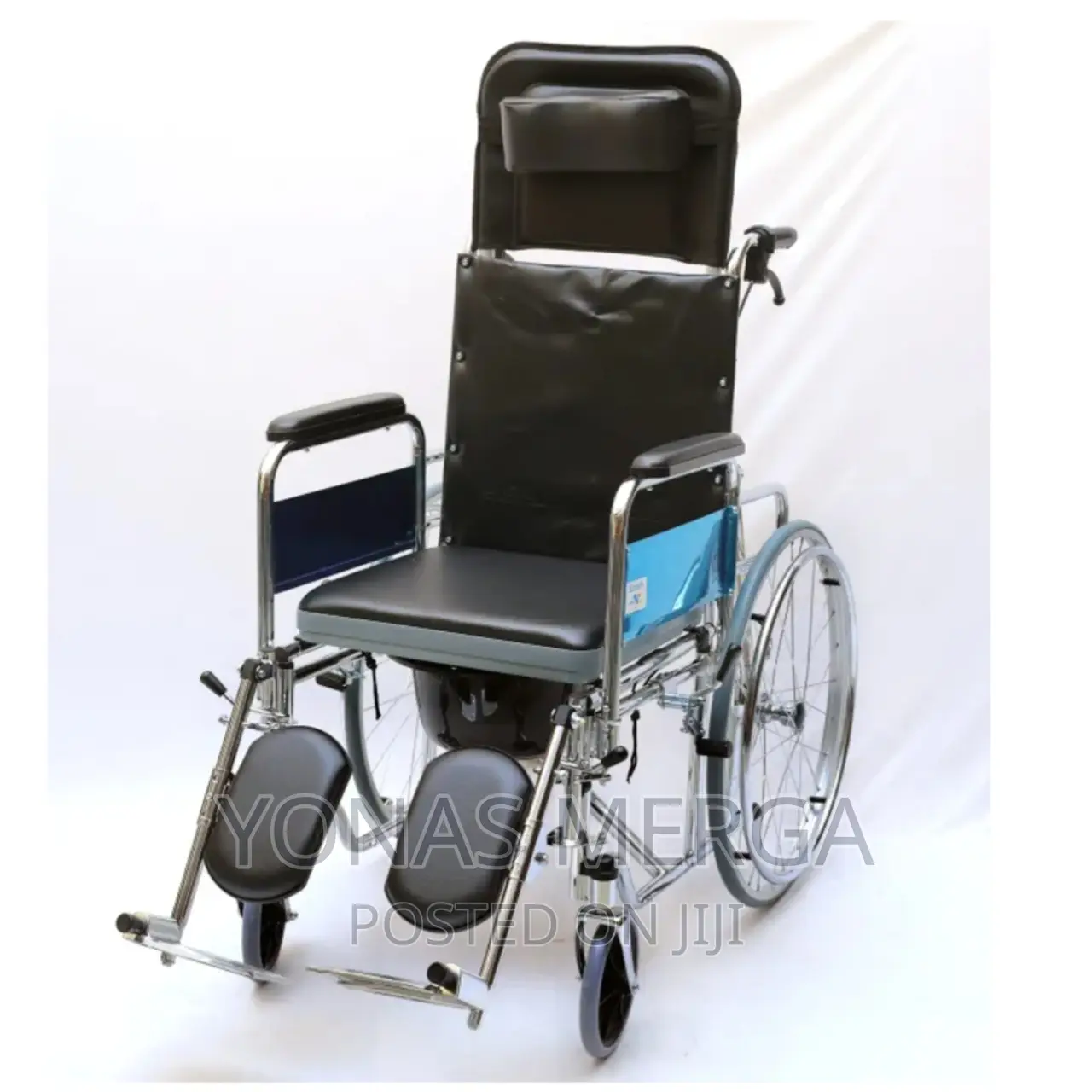 Multifunctional Wheelchair Easily Reclined,Give User Comfort