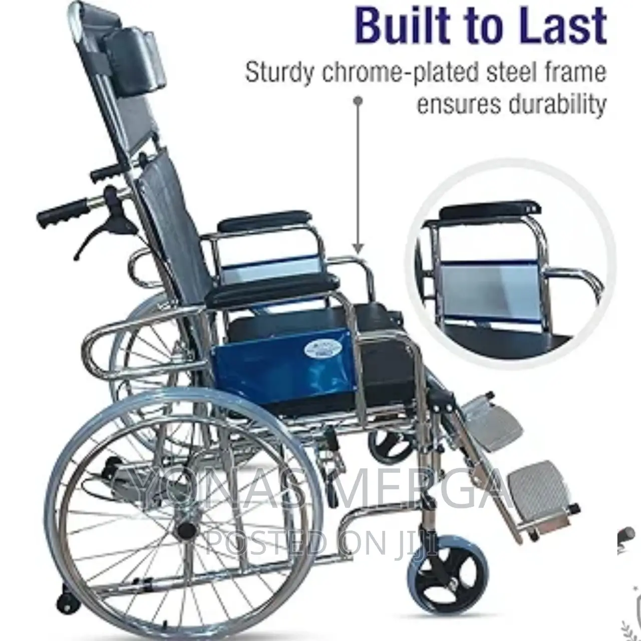 Saviour Reclining Wheelchair With Commode(Sliding Mechanism)