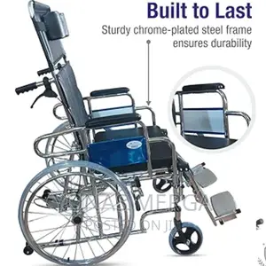 Saviour Reclining Wheelchair With Commode(Sliding Mechanism)